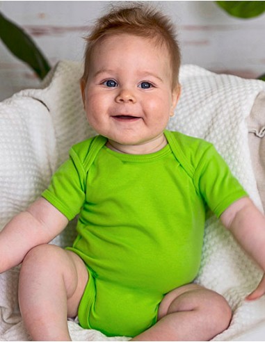 L-12001-1120-Organic Baby Bodysuit Short Sleeve Bailey 01